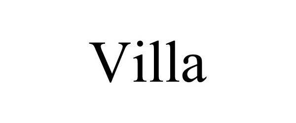 Trademark Logo VILLA