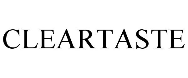 Trademark Logo CLEARTASTE