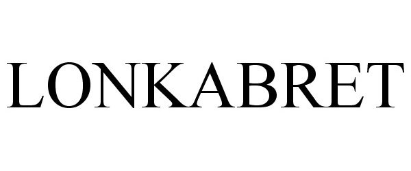 Trademark Logo LONKABRET