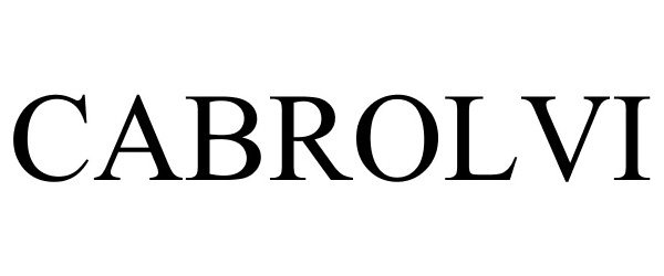 Trademark Logo CABROLVI