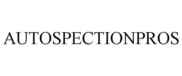 Trademark Logo AUTOSPECTIONPROS