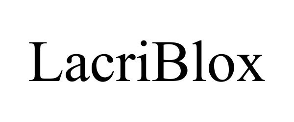 Trademark Logo LACRIBLOX