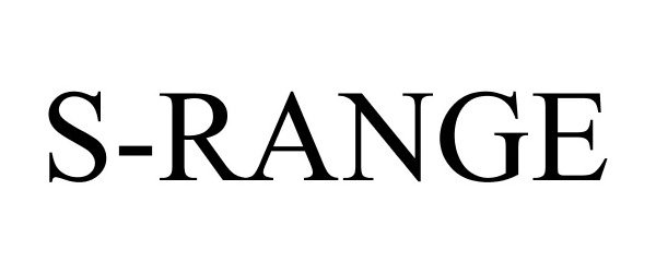 Trademark Logo S-RANGE
