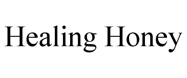 Trademark Logo HEALING HONEY