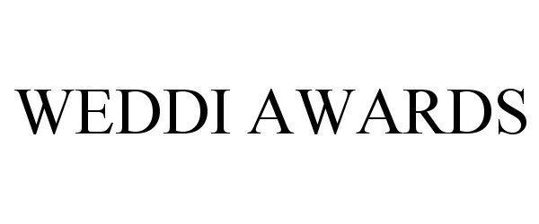 Trademark Logo WEDDI AWARDS