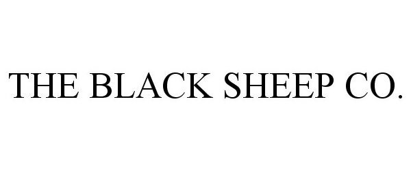 Trademark Logo THE BLACK SHEEP CO.