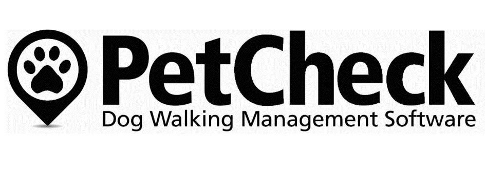 Trademark Logo PETCHECK DOG WALKING MANAGEMENT SOFTWARE