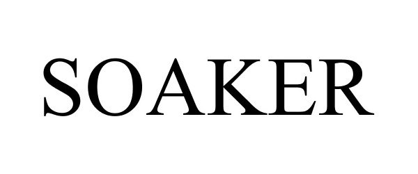 Trademark Logo SOAKER