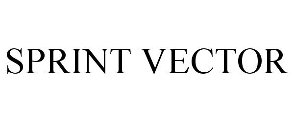 Trademark Logo SPRINT VECTOR