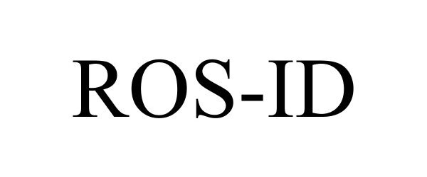 Trademark Logo ROS-ID