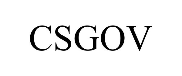 Trademark Logo CSGOV