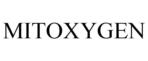 Trademark Logo MITOXYGEN