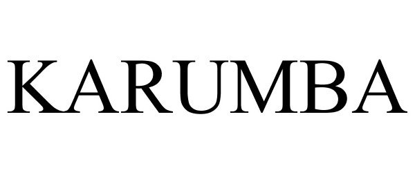 Trademark Logo KARUMBA