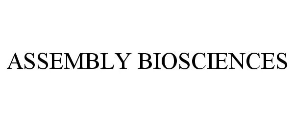 Trademark Logo ASSEMBLY BIOSCIENCES