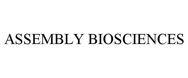  ASSEMBLY BIOSCIENCES