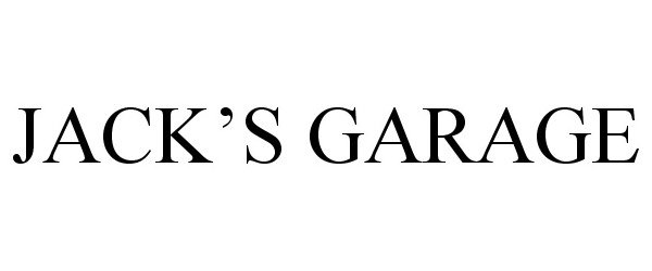 JACK'S GARAGE