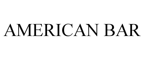 Trademark Logo AMERICAN BAR