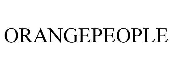 Trademark Logo ORANGEPEOPLE