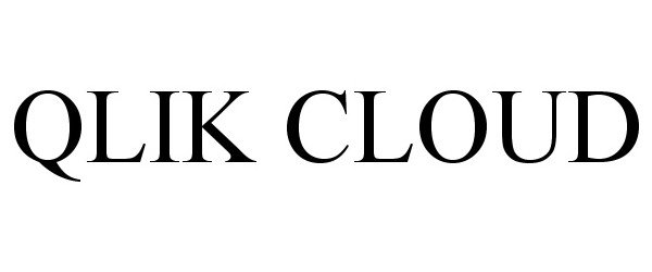 Trademark Logo QLIK CLOUD