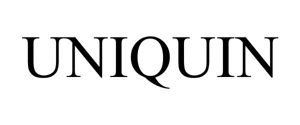 Trademark Logo UNIQUIN