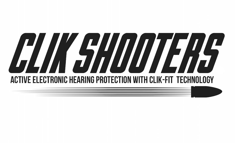 Trademark Logo CLIK SHOOTERS ACTIVE ELECTRONIC HEARING PROTECTION WITH CLICK-FIT TECHNOLOGY