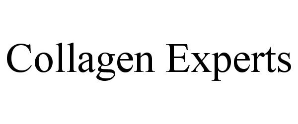 Trademark Logo COLLAGEN EXPERTS