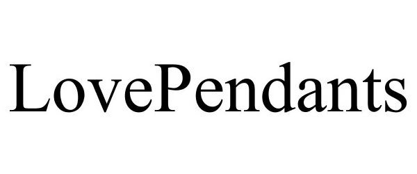 Trademark Logo LOVEPENDANTS