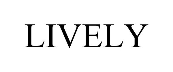 Trademark Logo LIVELY