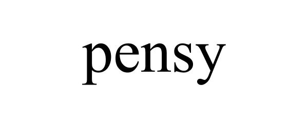 Trademark Logo PENSY