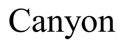 Trademark Logo CANYON