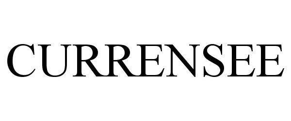 Trademark Logo CURRENSEE