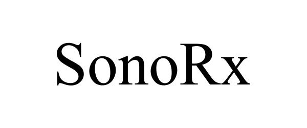 Trademark Logo SONORX