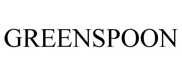 Trademark Logo GREENSPOON