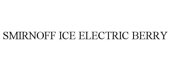  SMIRNOFF ICE ELECTRIC BERRY