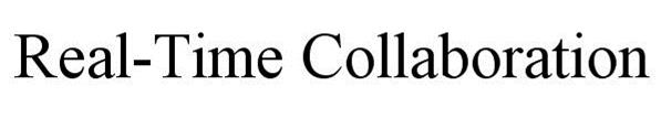 Trademark Logo REAL-TIME COLLABORATION