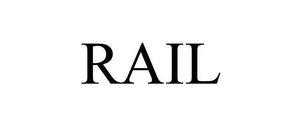 Trademark Logo RAIL