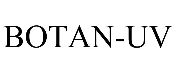 Trademark Logo BOTAN-UV