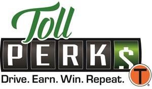  TOLLPERKS DRIVE. EARN. WIN. REPEAT. T