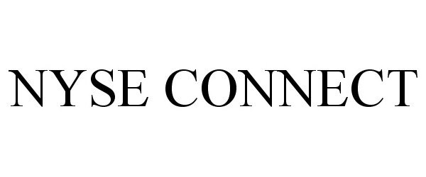 Trademark Logo NYSE CONNECT
