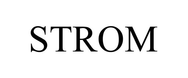 Trademark Logo STROM