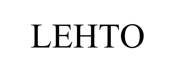 Trademark Logo LEHTO