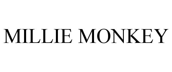 Trademark Logo MILLIE MONKEY