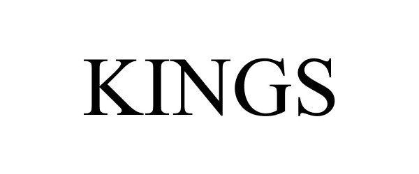 Trademark Logo KINGS