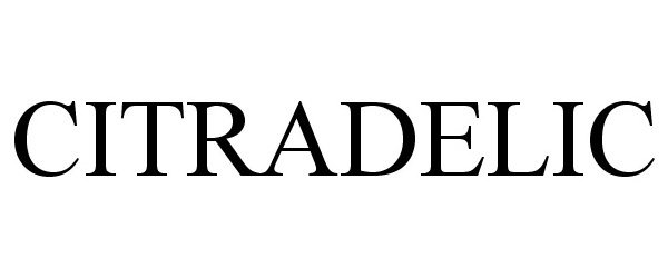 Trademark Logo CITRADELIC