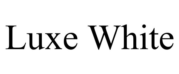 Trademark Logo LUXE WHITE