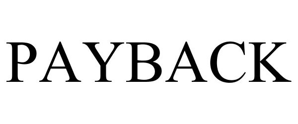 Trademark Logo PAYBACK