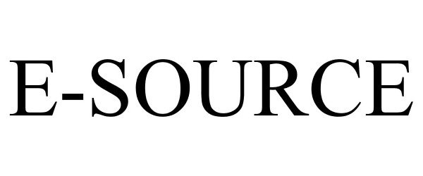 Trademark Logo E-SOURCE