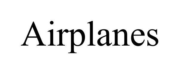Trademark Logo AIRPLANES
