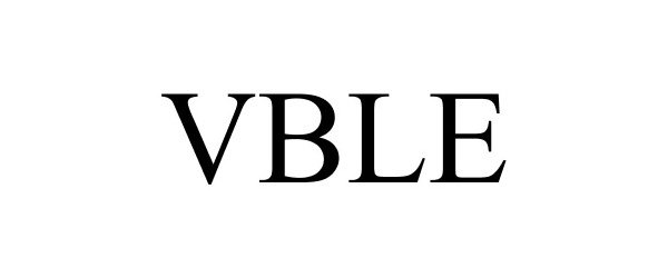 Trademark Logo VBLE