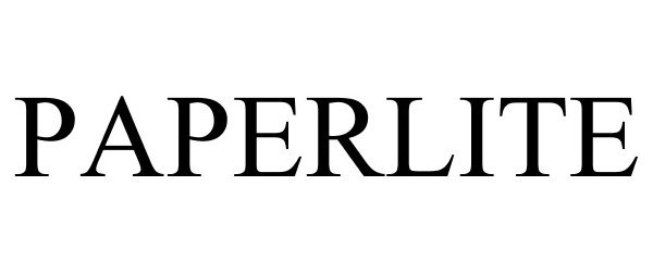Trademark Logo PAPERLITE